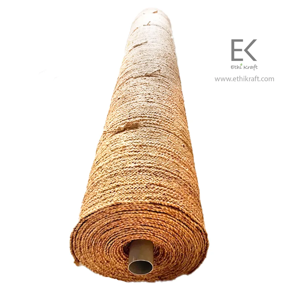 Ethi Kraft Handmade Jute Rug Roll – 5 PLY, 1 Inch Thick | 100% Natural Jute | Eco-Friendly & Hand-Stitched