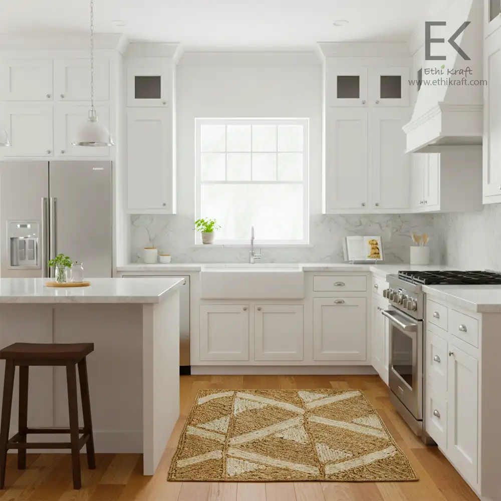 Ethi Kraft Handmade Jute Rug – 100% Natural, Eco-Friendly & Hand-Stitched