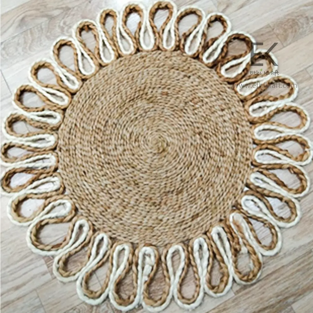Ethi Kraft Handmade Jute Rug – Placemat (13 inch)