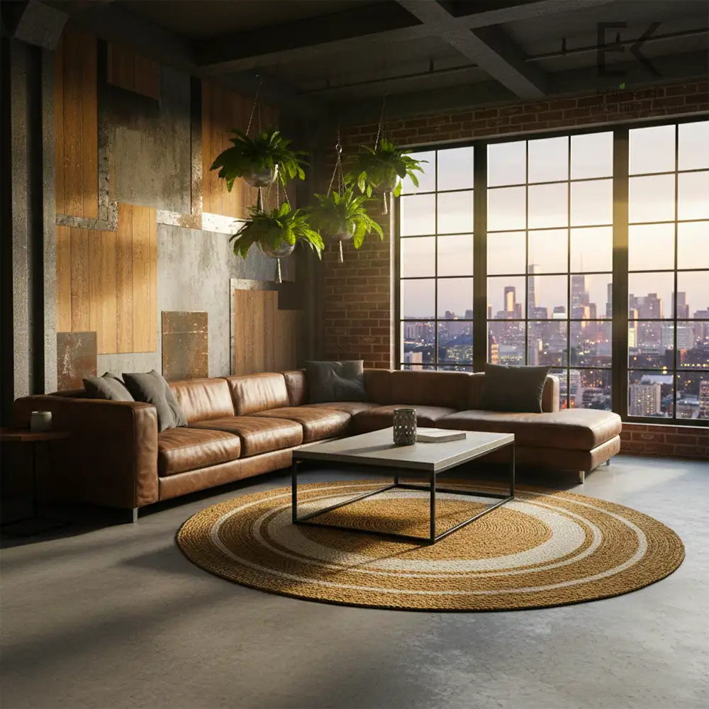 Ethi Kraft Handmade Jute Rug – Placemat | 100% Natural