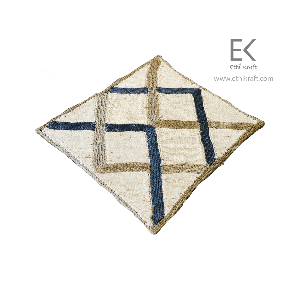 Ethi Kraft Handmade Jute Rug - pattern fill - 100% Eco-Friendly and Handcrafted
