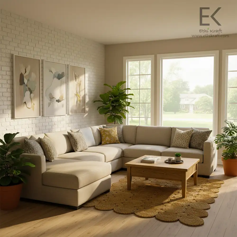 Home & Dining | Ethi Kraft Handmade Jute Rug - PlaceMat – 100% Jute Decor