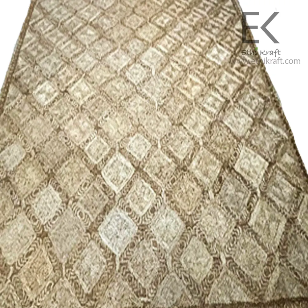 Ethi Kraft Handmade Jute Rug - Pattern Fill - 100% Jute